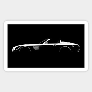 Mercedes-AMG GT S Roadster (R190) Silhouette Magnet